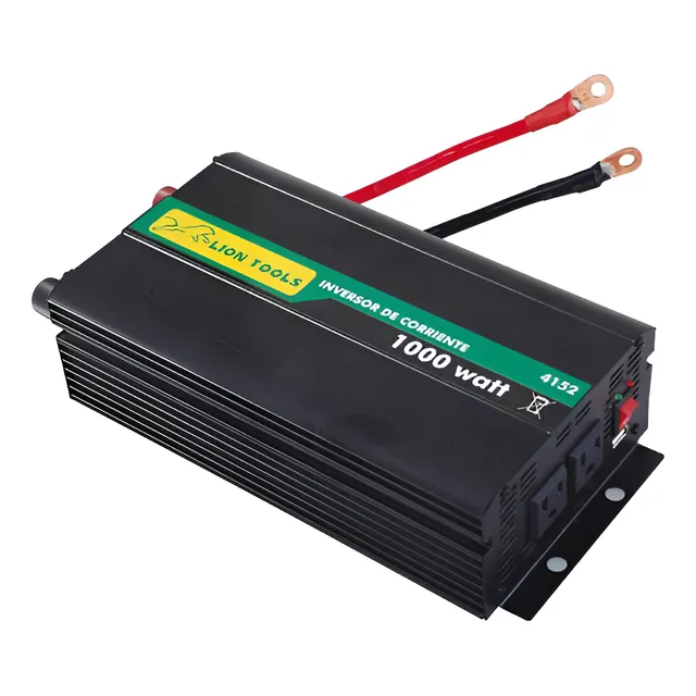 Inversor De Corriente Potencia 1000w 60hz Lion Tools