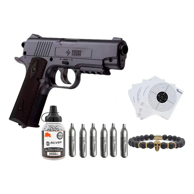 Pistola Crosman 1911 .177 1911 Co2 1500 Bbs Postas Balines