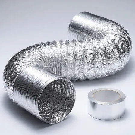 Fita + Duto Aluminizado Flexível 150mm Exaustor Coifa 10 Mts