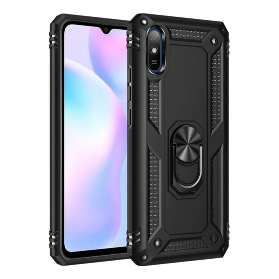 Funda Uso Rudo Anillo Magnetico Para Xiaomi