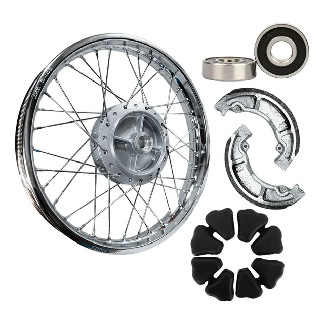 Aro Calha Jante Traseiro Cg Titan Fan 150 Montado Completo 