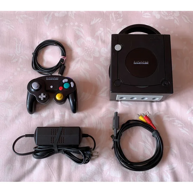 Consola Nintendo Gamecube Dol-001 Con Control Y Cables
