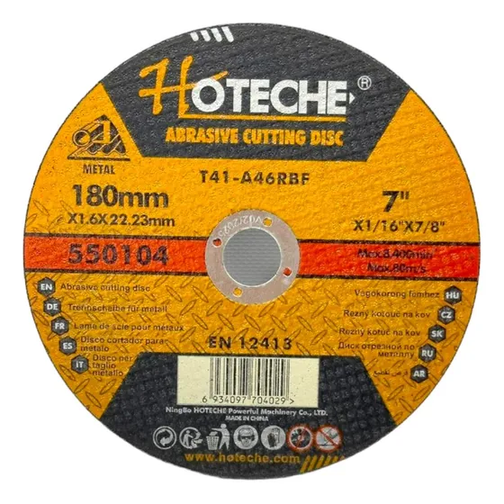 Disco De Corte 7 Pulgadas Ultra Fino Hoteche 2 Und