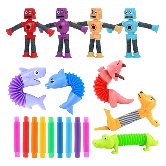 Juguete Robot De Ventosa Telescópica Kryfa, Juguete Sensoria