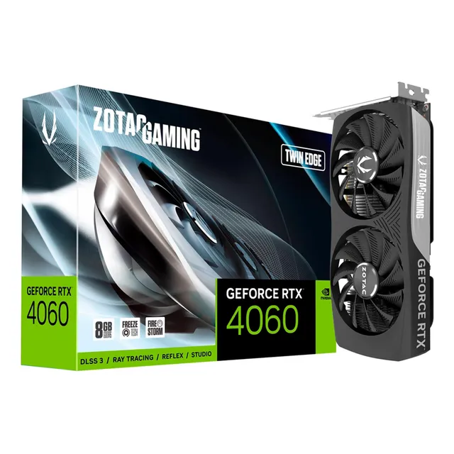 Tarjeta De Video Zotac Gaming Rtx 4060 Twin Edge 8gb Gddr6