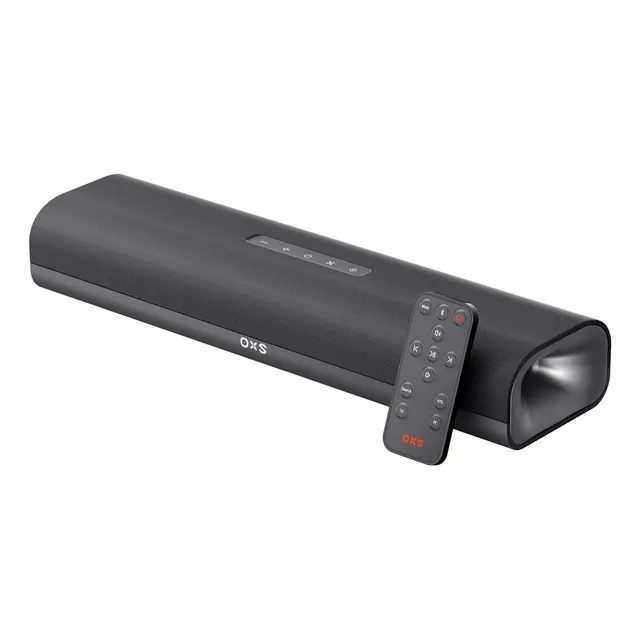Oxs S2 Barra de sonido para juegos de pc tv con sonido envolvente virtual diseño compacto aux hdmi optical conexión inalámbrica bluetooth 5.0