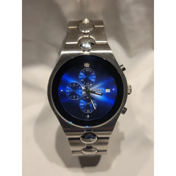 Fossil Arkitekt - Reloj Modelo Fs2920 - Usado Plateado Plateado Azul