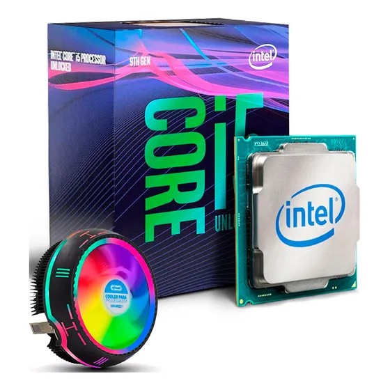 Processador Intel Core i5-9400F BX80684I59400F de 6 núcleos e 4.1GHz de frequência Com Cooler Intel Box