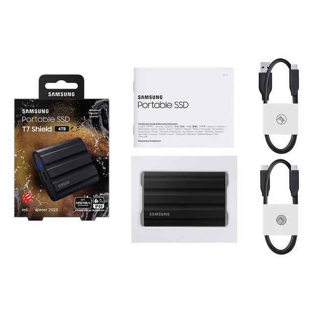 Memoria Samsung Ssd T7 Titan Shield de 4 TB