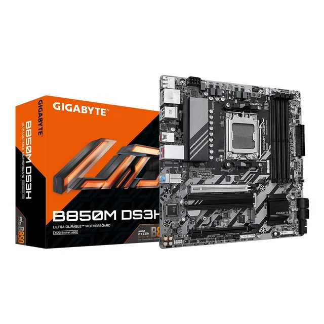 GIGABYTE B850M DS3H AMD AM5 LGA 1718 MOTOR DE PLACA BASE, MA