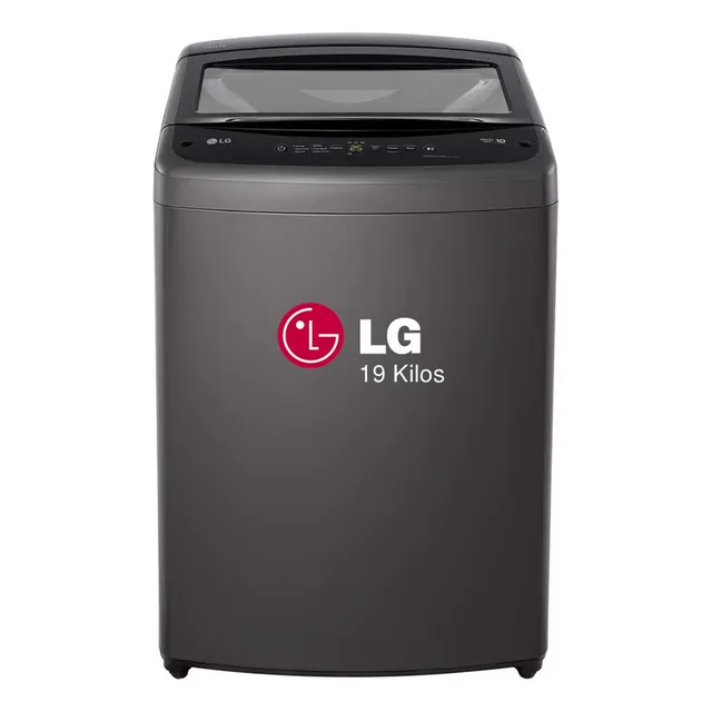 Lavadora LG De 19 Kg Carga Superior Turbodrum Wt19bvtb Negro