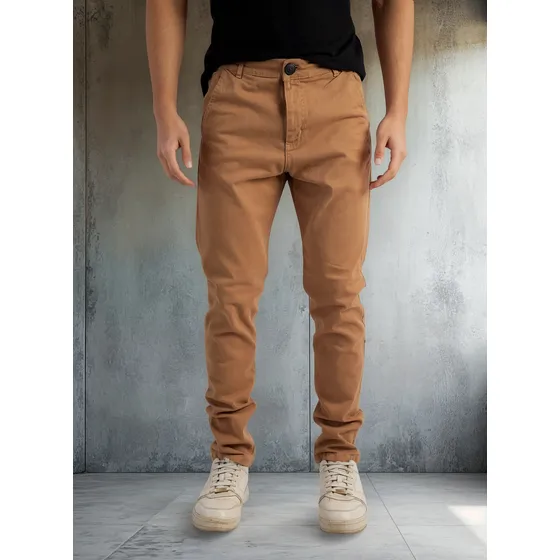 Pantalon De Hombre Clasico Gabardina Talles Colores