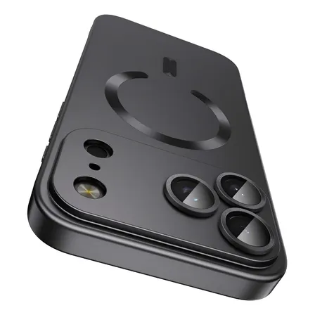 Carcasa Metalizada Para iPhone Magnetica Con Lente Cámaras