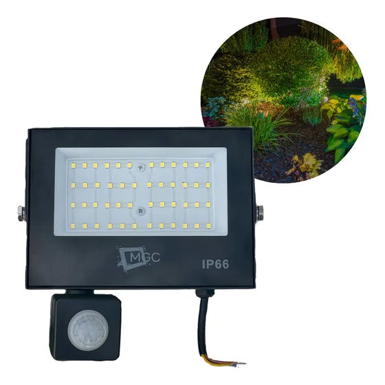 Refletor Led 200w Sensor Presença Holofote Ajustavel Ip66