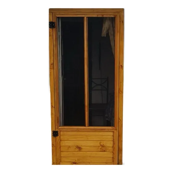 Puerta De Mosquitero De Pino Con Protector Modelo Nuevo 