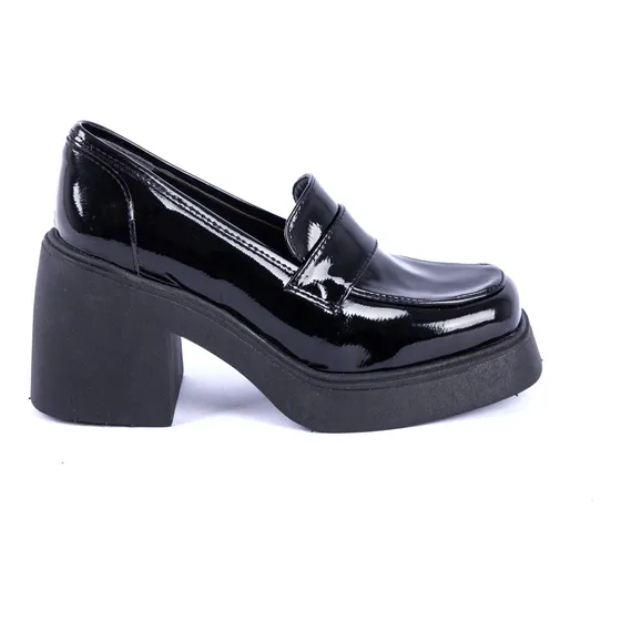 Zapatos De Mujer Cerrados Con Plataforma Taco (in/444)