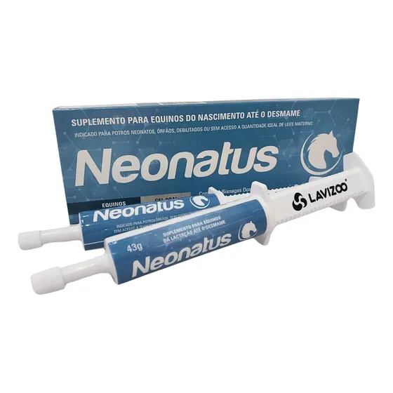 Neonatus Lavizoo 2x43g Suplemento Com Colostro Potro Filhote