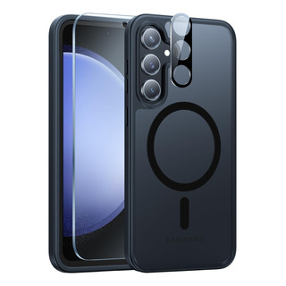 Funda Para Galaxy S23-fe Translucent Matte 6.4 PuLG Uso Rudo Funda Para Galaxy S23-fe Translucent Matte 6.4 PuLG Uso Rudo