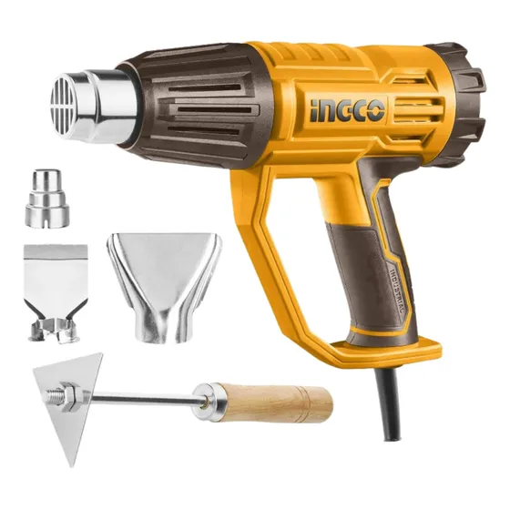 Pistola De Calor 2000w Incluye Boquillas Ingco Hg200047