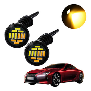Par Led Mini Luz Grade Olho De Águia Laranja Branco Foguinho Par Led Mini Luz Grade Olho De Águia Laranja Branco Foguinho