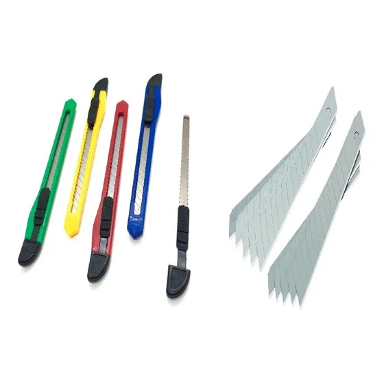 Trincheta Nc Chico Plastico Cutter + Blister X10cu Combo