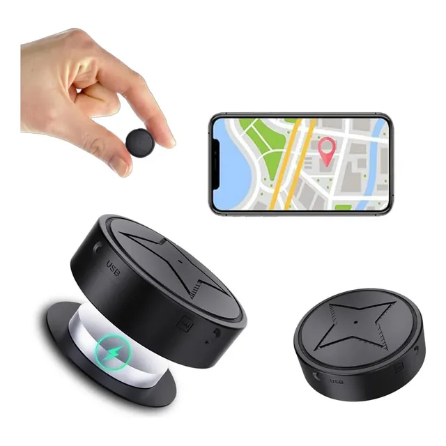 Localizador Gps Mini Rastreador Com Escuta E Alarme Para Car