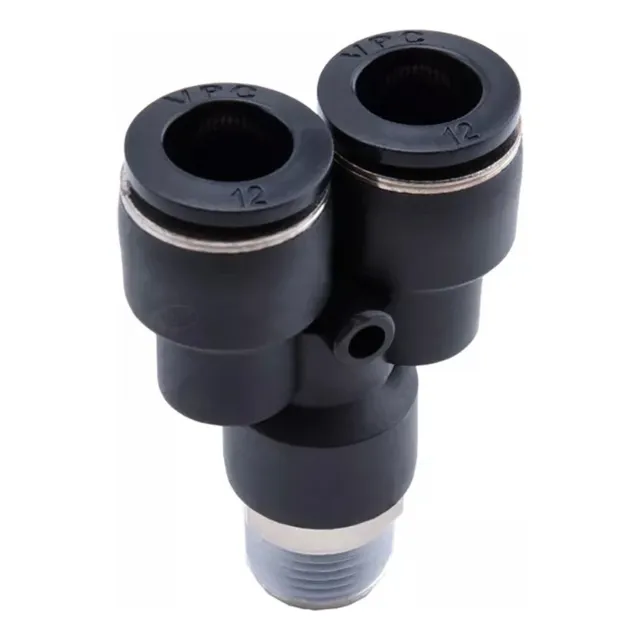 Racor Rapido Tipo Y 6mm Marca Vpc Nuevo (paq. 05 Piezas)