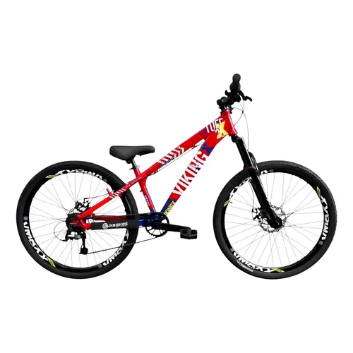 Bicicleta Vikingx 26 T25 21v Slick Fn Pto Trocadores Shimano Cor