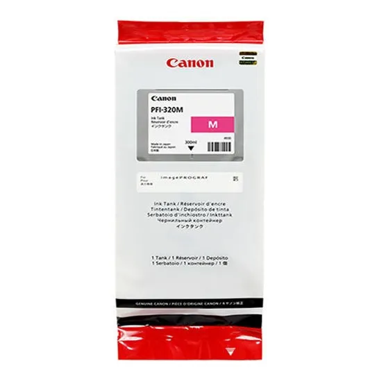 Tinta Canon Pfi-320m 2892c001aa 300ml Color Magenta