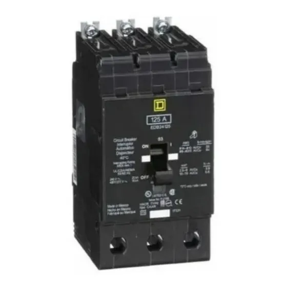 Interruptor Termomagnetico Square D Edb34125 Para Tablero Nf