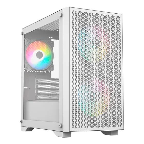 Gabinete Gamer Rush Balam Mini Torre M-atx Carbono Aircool