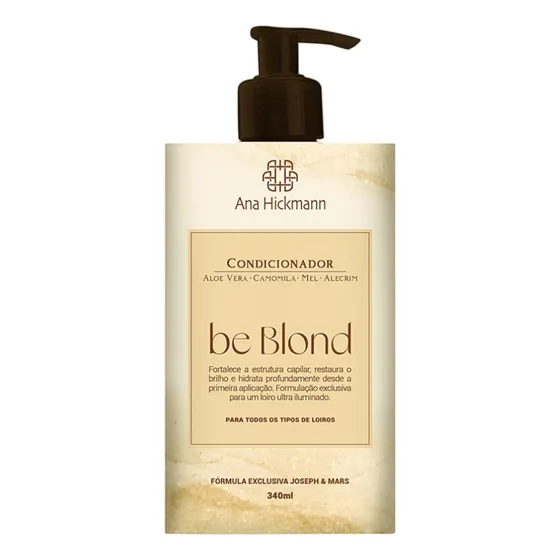 Condicionador Iluminador Be Blond Ana Hickmann 340ml