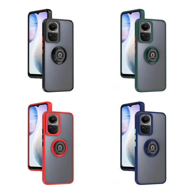 Case Funda Hardness Ring Para Oppo Reno 10/ 10 Pro / Bumper