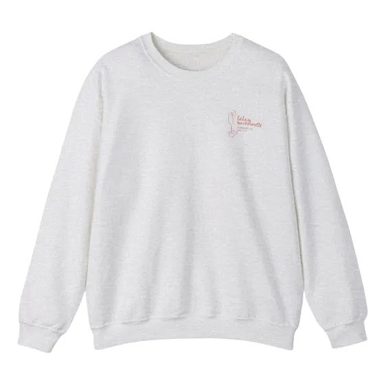 Sudaderas Blancas Manga Larga Sin Capucha Personalizadas