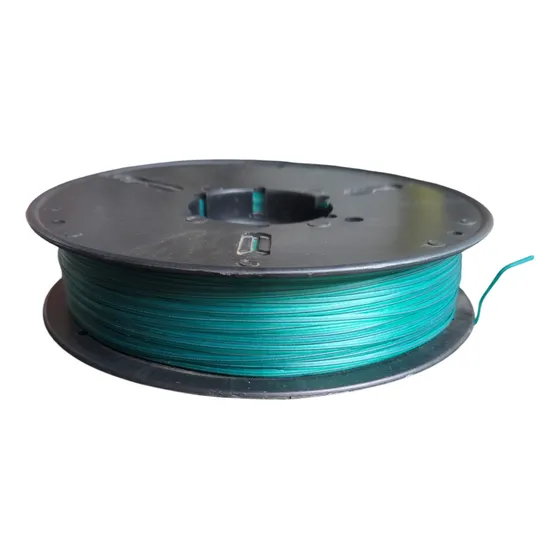 Alambre Plastificado Amarratodo Verde, Rollo 3mm X 600m