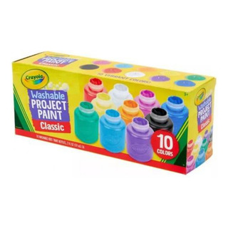 Oferta Crayola Kids' Pintura Lavable 10ct Colores Clásicos Oferta Crayola Kids' Pintura Lavable 10ct Colores Clásicos