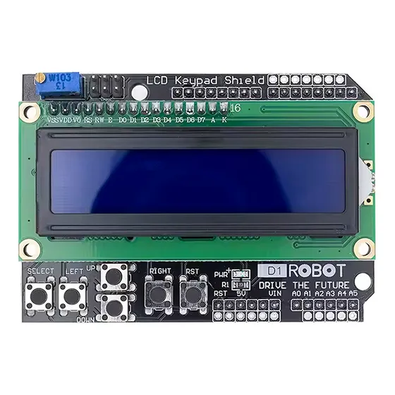 Display Lcd Keypad Shield 16x02 Com Teclado Botoes Arduino