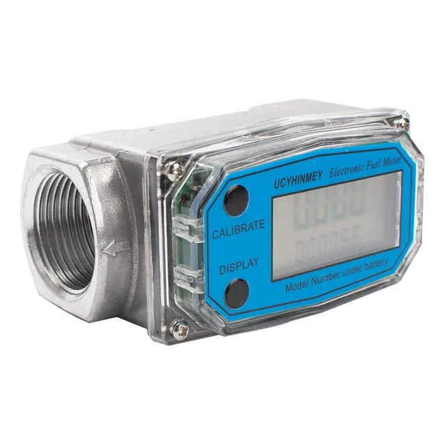Medidor De Flujo Digital De Agua Combustible 1 Pulgada
