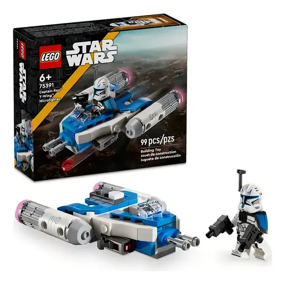Lego Star Wars Capitán Rex y Microfighter Y-wing 99 piezas