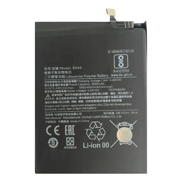 Bateria Para Xiaomi Redmi Note 8 Modelo Bn46