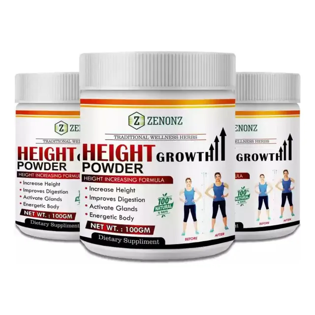 Height Growth Powder Para Ayudar A Crecer Más Alto 100% Puro