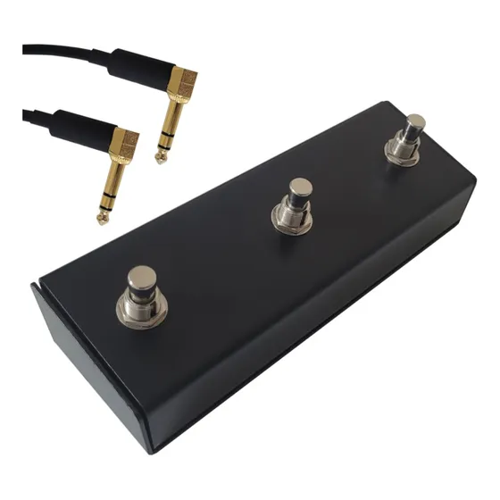  Footswitch Cabo 3m Rp Trio Vocalist Jamman  Digitech Fs3x 