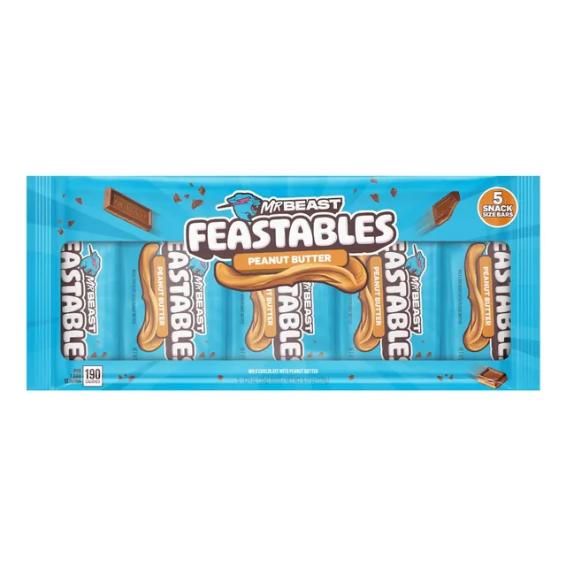Mr. Beast - Pack - Chocolate Peanut Butter 35gr - 5pzas