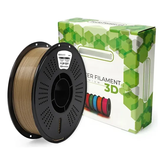 Filamentos Petg Ppc 1kg 1.75mm Piel Claro