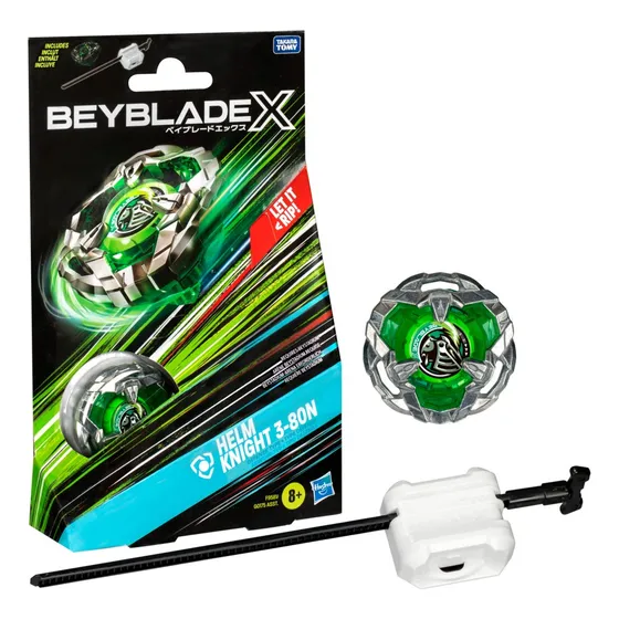 Yelmo De Caballero Y Lanzador Beyblade Xtreme - Hasbro F9581