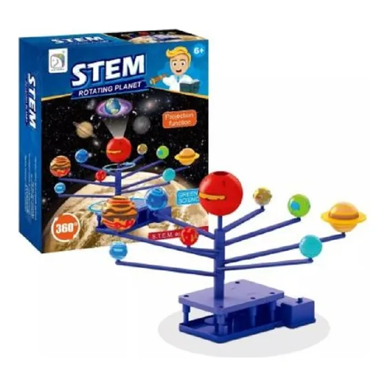 Juego Didactico Sistema Solar Con Motor Científico Proyect