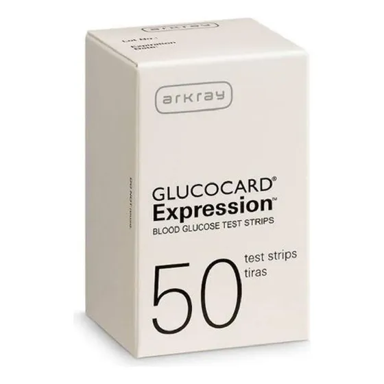 570050 Tira Reactiva De Expresión Glucocard (paquete De 50)