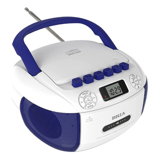 Radio Portátil Boombox Bria Pb277 Cd/cassette/bluetooth Radio Portátil Boombox Bria Pb277 Cd/cassette/bluetooth