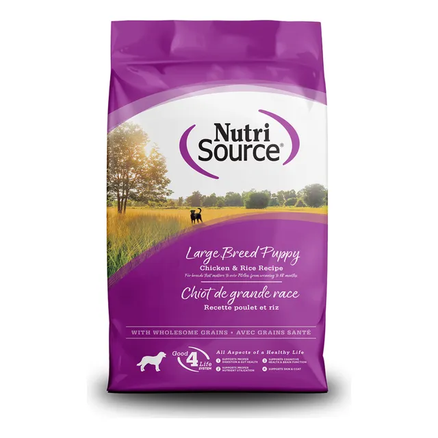 Nutrisource Alimento Para Perro Cachorro Raza Grande 1.8kg