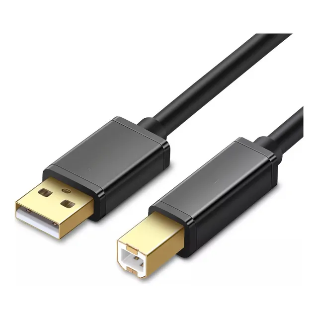 Cable Usb A - Usb B 2.0 Para Impresora Todo En Uno De 10 Met